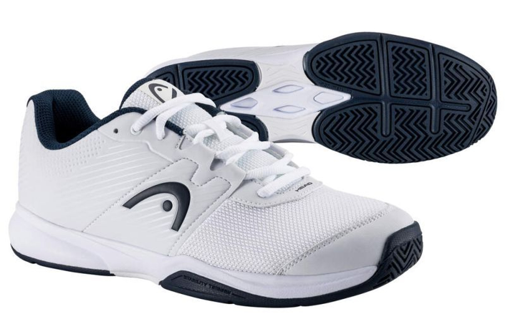 Мужские кроссовки теннисные Head Revolt Court - white/blueberry