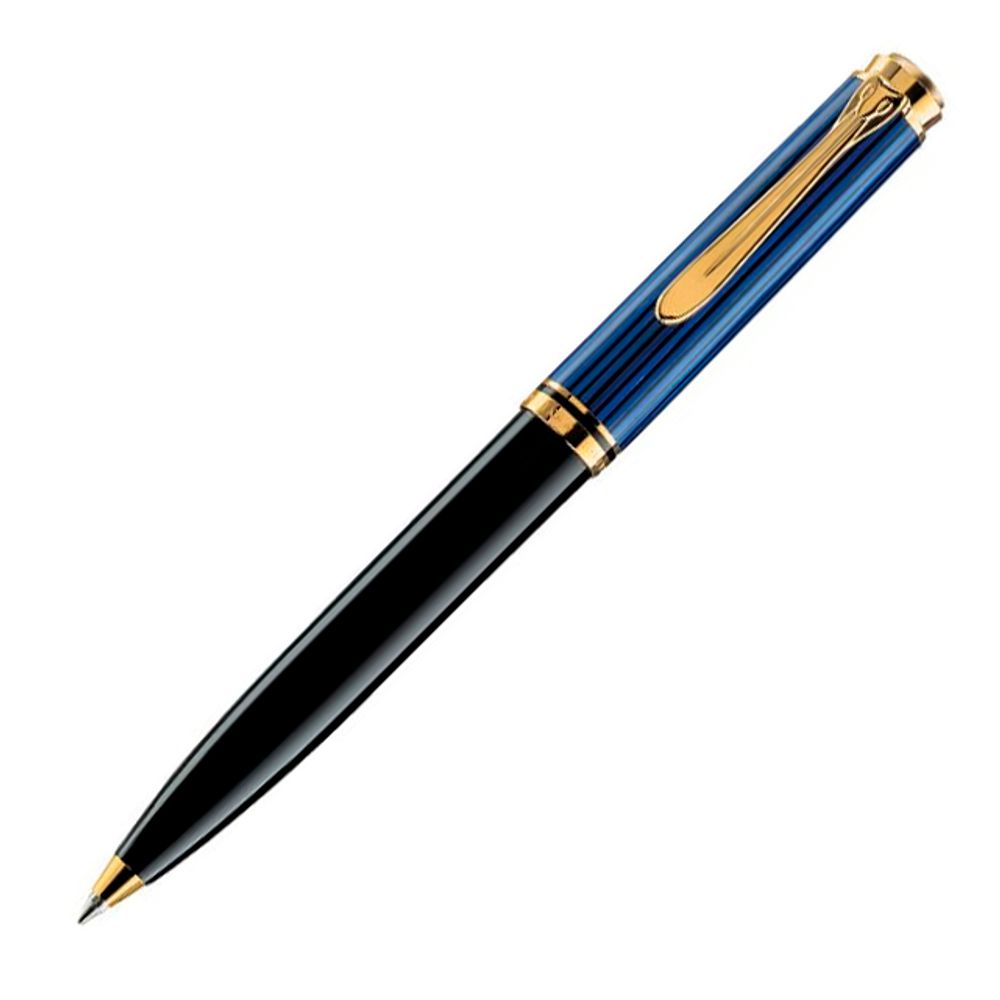 Pelikan Souveraen - Black Blue GT, шариковая ручка, M