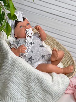 Кукла Marina and Pau 45 cм ANE мягконабивная с пледом в пакете (1240K)