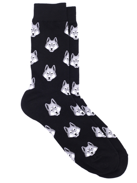 Носки р.40-45 "Звери" Волк