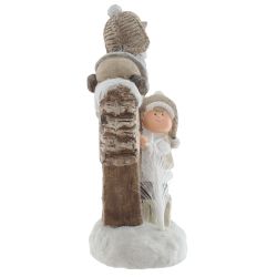 GAEM Фигурка декоративная с подсветкой "Дети", L29 W17 H42 см