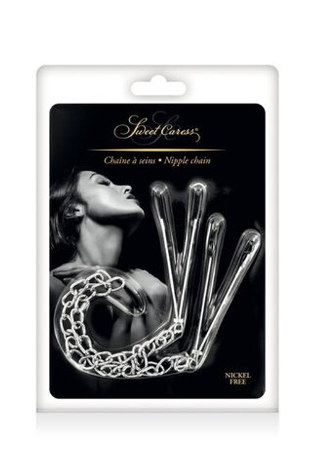 Регулируемые зажимы для сосков Sweet Caress Nipple Chain