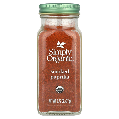 Simply Organic, Органическая копченая паприка, 2,72 унций (77 г)
