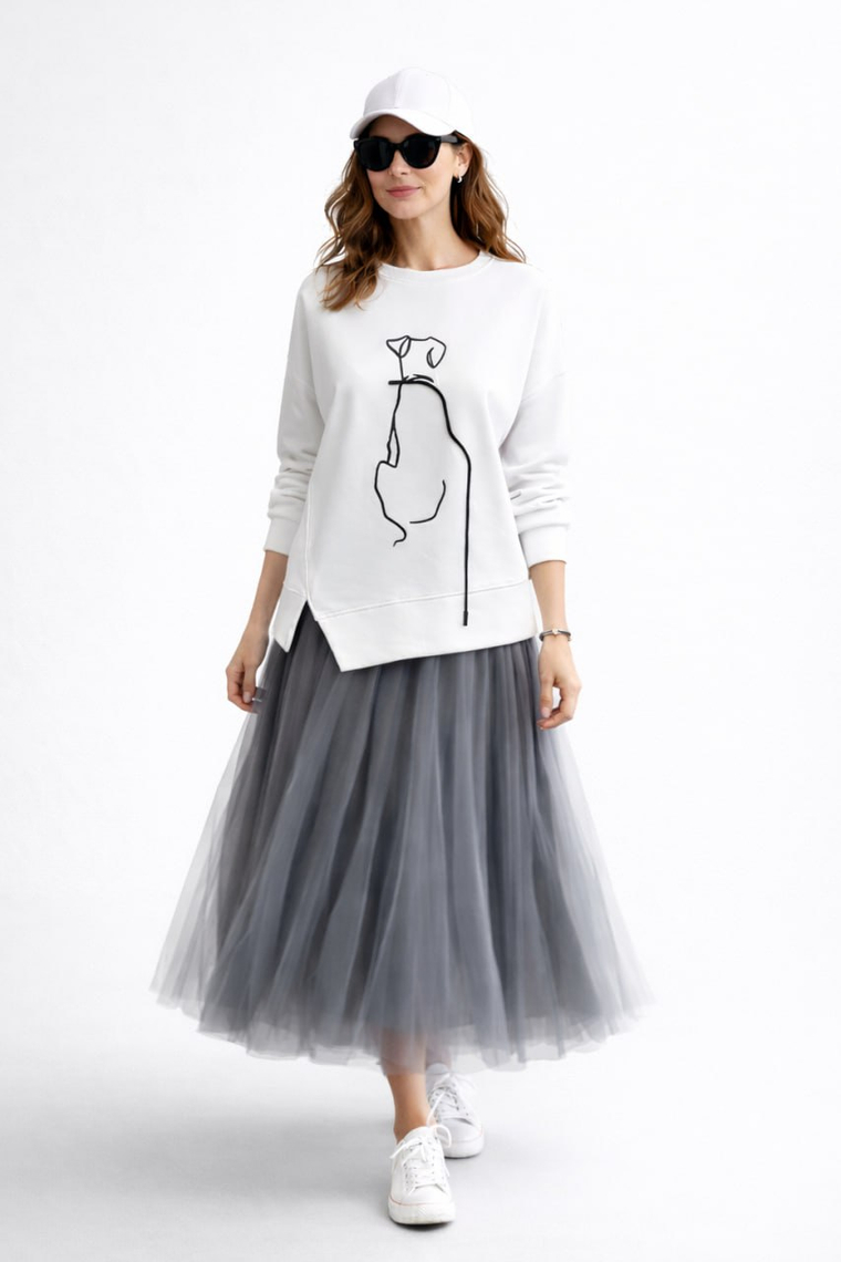 Свитшот прямого силуэта