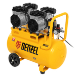 Компрессор безмаслянный малошумный DLS 2200/50, 2200 Вт, 2х1100, 50 л, 380 л/мин// Denzel