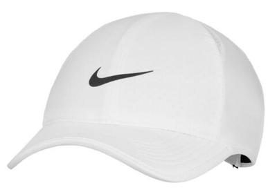 Кепка теннисная Nike Dri-Fit Club Unstructured Featherlight Cap - white/black