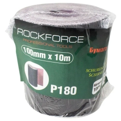 Бумага наждачная RF-FB4180C на тканевой основе 100ммх10м в рулоне (P180) ROCKFORCE