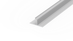 Алюм. профиль под ГКЛ 12, 5мм,  стена/пол,  13, 7х25, 8х2000мм. Без матового экрана. белый