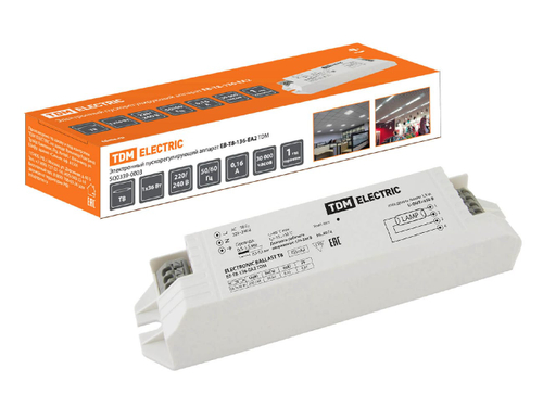 Электронный пускорегулирующий аппарат ЕВ-Т8-136-ЕА2 TDM