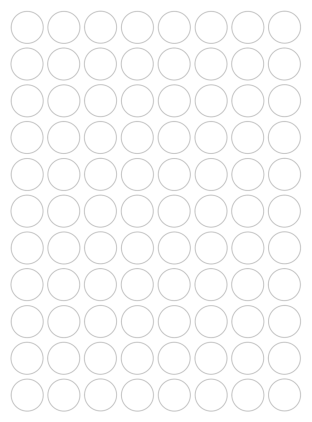 Виниловые наклейки для упаковки и маркировки Policomprint M29, 15 мм. 88 шт.