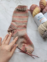 Носочная пряжа, цвет "Осень