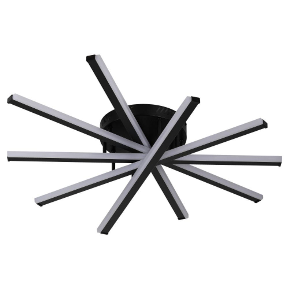 Светильник потолочный светодиодный Rivoli   6181-201 LED 110 Вт 3000-6000К чёрный с пультом