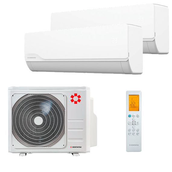 Мультисплит система на 2 комнаты Kentatsu KMGKU26HZRN1 x 2 / K2MRB50HZRN1