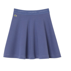 Юбка для девочки теннисная Lacoste Elastic Waist Interlock - небесный