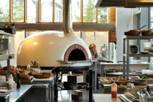 Печь для пиццы на газе и дровах Valoriani Vezuvio Igloo 120 (на 5 пицц)