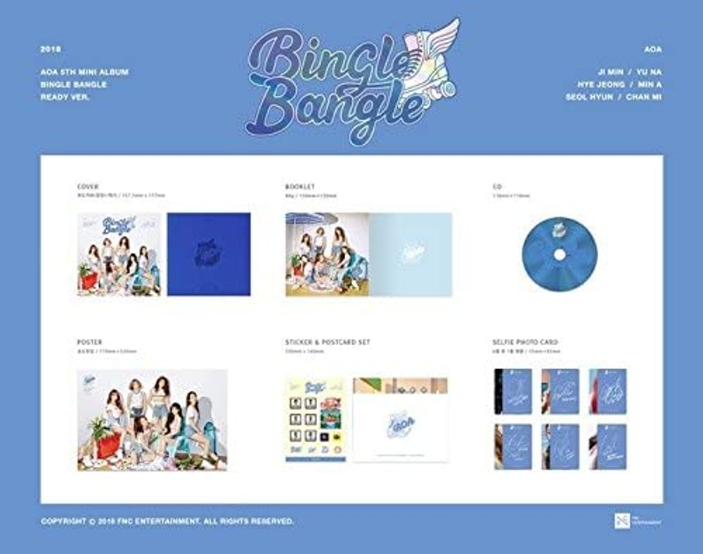 Альбом AOA - Bingle Bangle 5th Mini Album READY Version