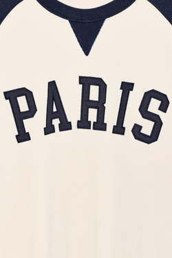 ZARA ТОЛСТОВКА В СТИЛЕ ПРЕППИ, МОРСКОЙ СИНИЙ