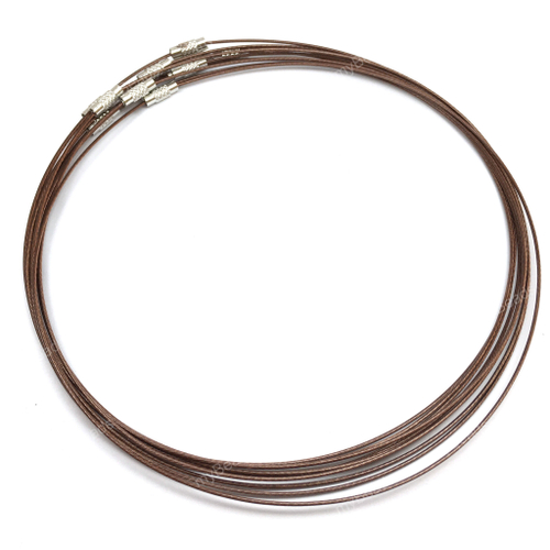 Основа для колье коричневая д.14 см