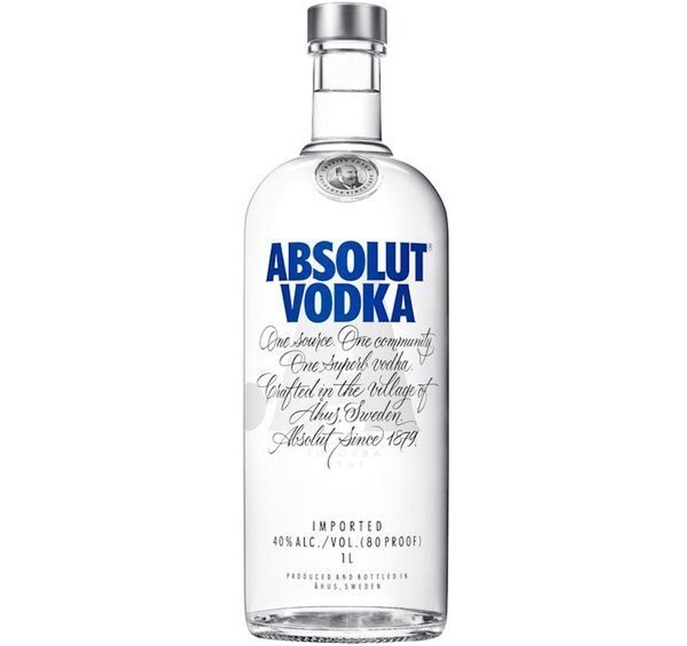 Водка Absolut Blue 1 л.