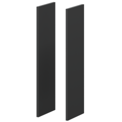Боковины декоративные KZD-38B Графит 384x50x1162 Кортез