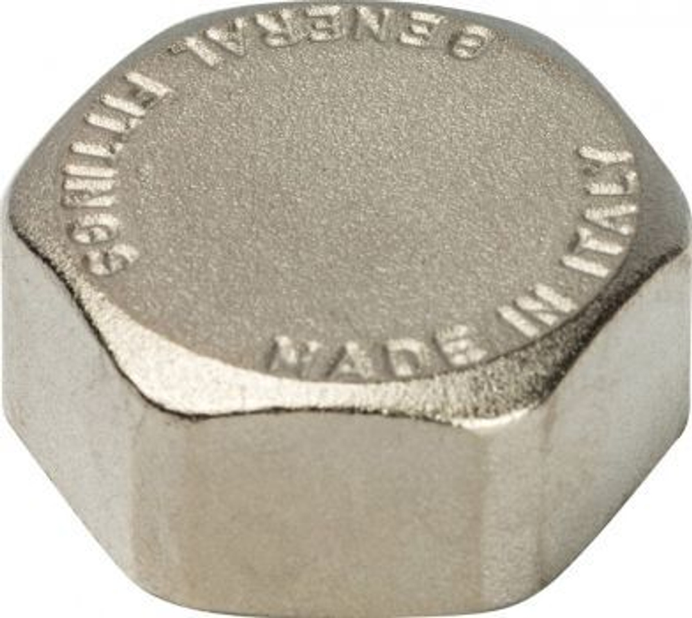 Заглушка  НИКЕЛЬ   в.р. 3/4" STOUT  407