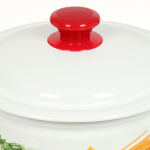 Кастрюля сталь, эмал, 4 л, с крыш, Керчь, 41704-142/6, в асс