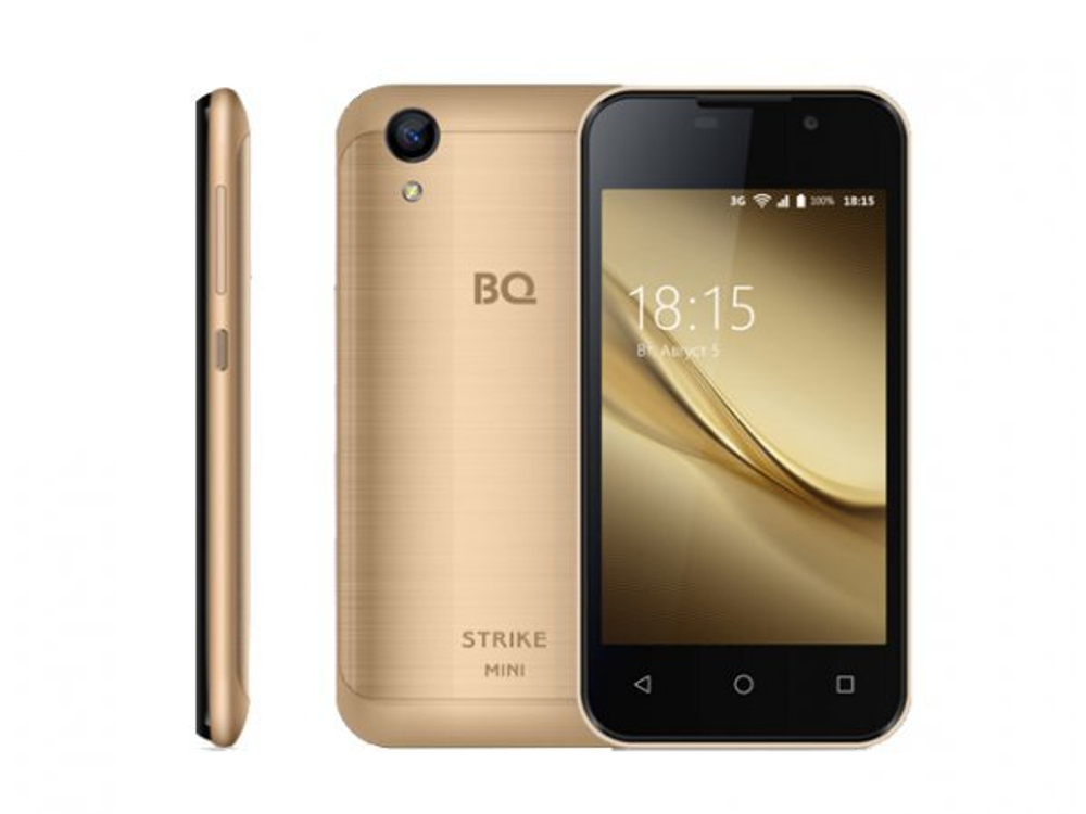 Смартфон BQ mobile Strike Mini Gold Brushed (BQ-4072)