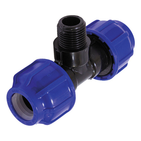 Тройник разъемный переходной (наружная резьба) TEBO CN-TB ПНД 50 x 1 1/2*