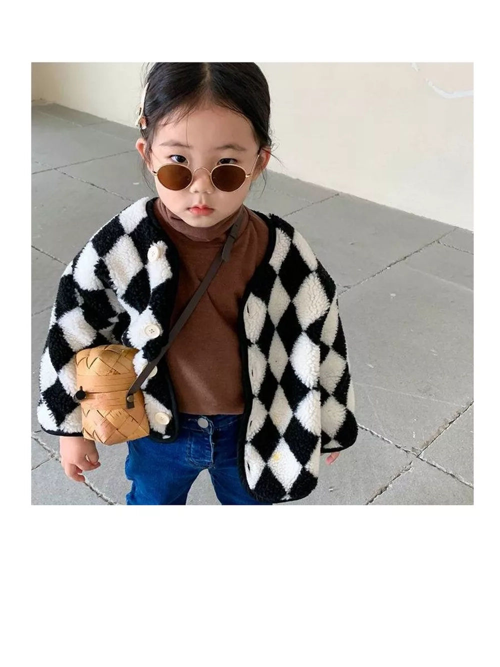 Пальто плюшевое демисезонное