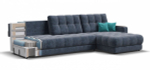 Угловой диван Босс Макс Велюр Роял синий