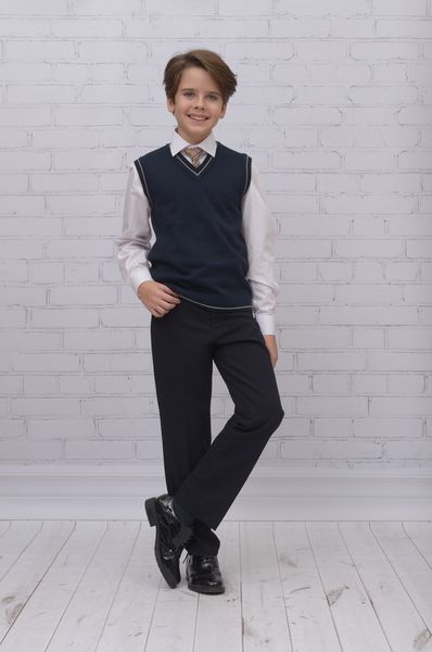 Брюки для мальчика Slim FitЛомоносов (ШФ-953)