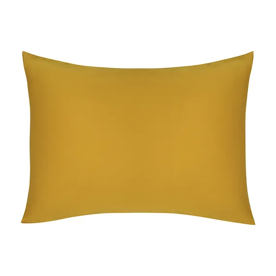 Комплект постельного белья из премиального сатина горчичного цвета из коллекции essential, 200х220 см