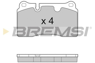 BREMSI - BP3289-BMS - Brake Pad Set, disc brake
