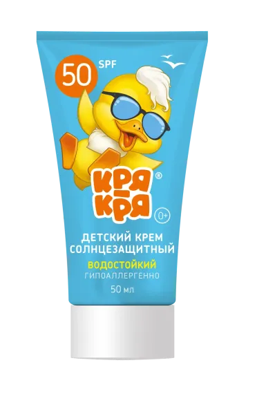 Крем солнцезащитный Кря-Кря для самых маленьких SPF50 Д-пантенол 50мл