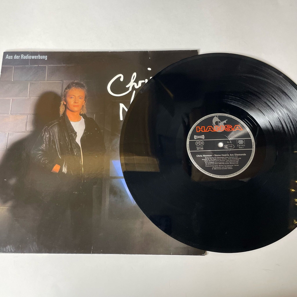Винтажная виниловая пластинка LP Chris Norman Some Hearts Are Diamonds (Germany 1986)