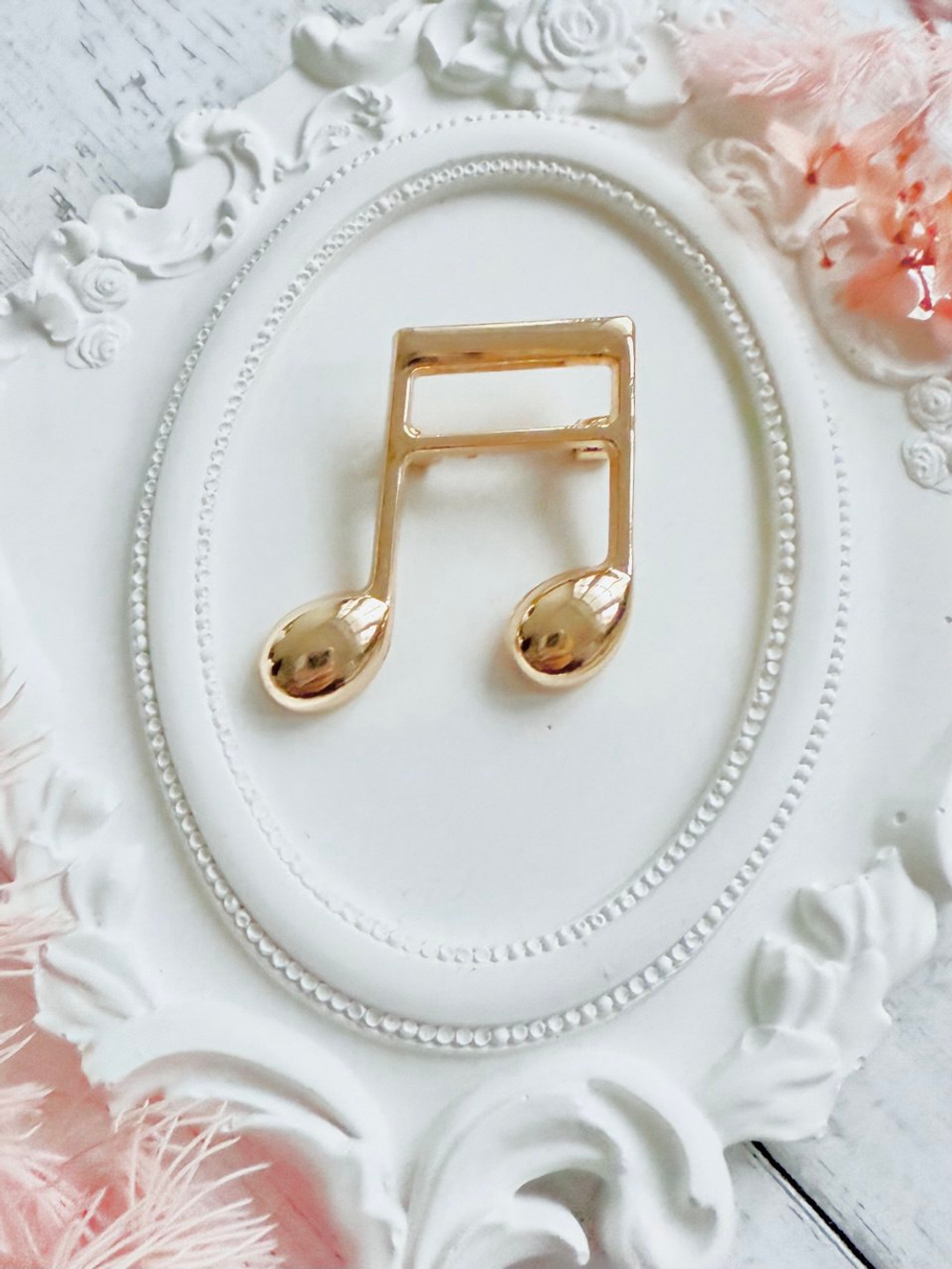 Брошь "Нота. Музыка"