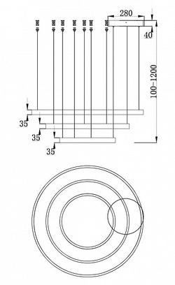 Основание Maytoni Rim MOD058A-03BS