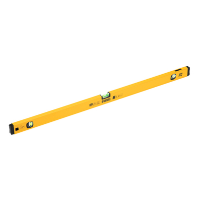 Уровень алюминиевый, магнит, фрезерованный, 3 глазка (1 зеркал.) 0,5 мм/м, 1000 мм Denzel