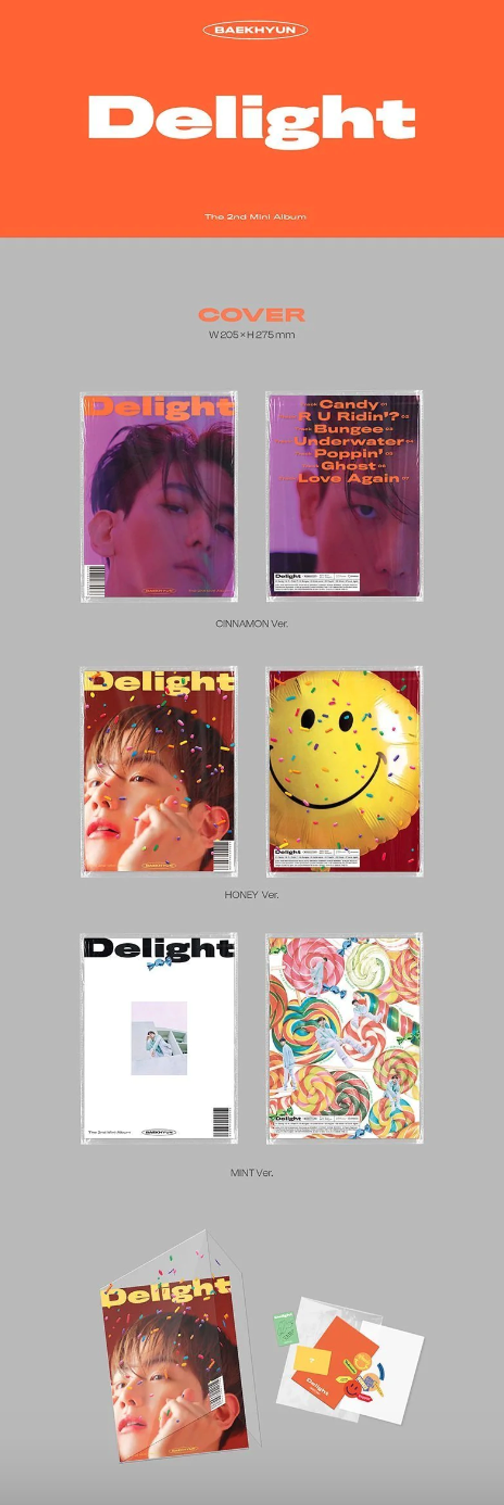 Альбом Baek Hyun - 2nd Mini Album: DELIGHT