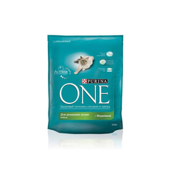 Сухой корм для домашних кошек Purina ONE Индейка 200 гр