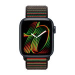 Умные часы Apple Watch SE 3 (2025) GPS, 40mm, Midnight Aluminium Case with Black Unity Sport Loop