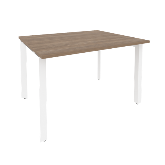 Onix Стол переговорный O.MP-PRG-1.2 Дуб Аризона/Металл Белый 1180*980*750