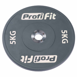 Диск профессиональный обрезиненный HARD цветной D51 мм PROFI-FIT 5 кг