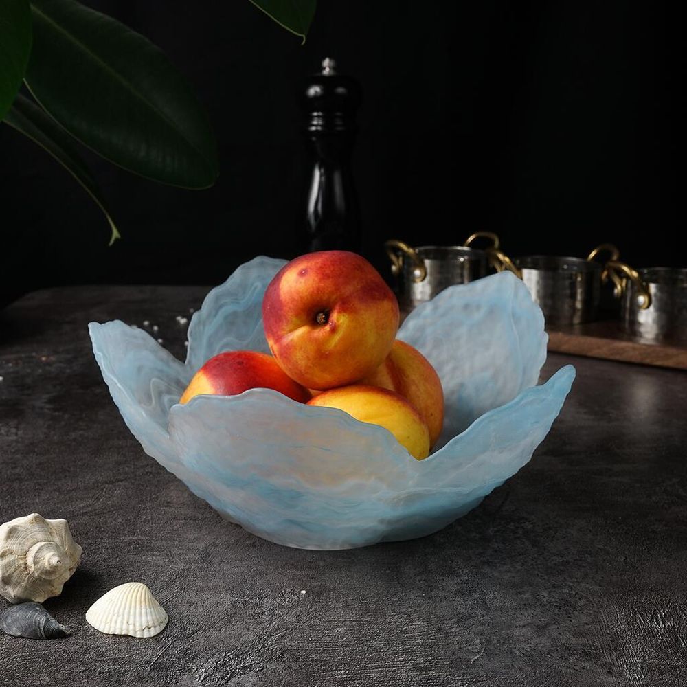 Салатник 700 мл d 22 см h10 см   звезда матовое стекло P.L. Proff Cuisine [4]