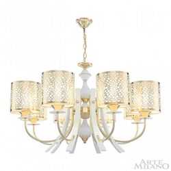 Подвесная люстра Arte Milano Florentia-6067 306067/8 Wh/Gd