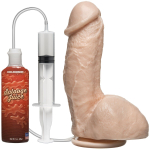 Фаллоимитатор с имитацией семяизвержения The Amazing Squirting Realistic Cock - 18,8 см. (Цвет: телесный)