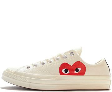 Кеды Converse Chuck 70 Low "Comme Des Garçons PLAY / Half Heart White"