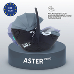 Детская коляска Rant Teo Soft 3 в 1 с автокреслом Aster Zero Graphite Graphite