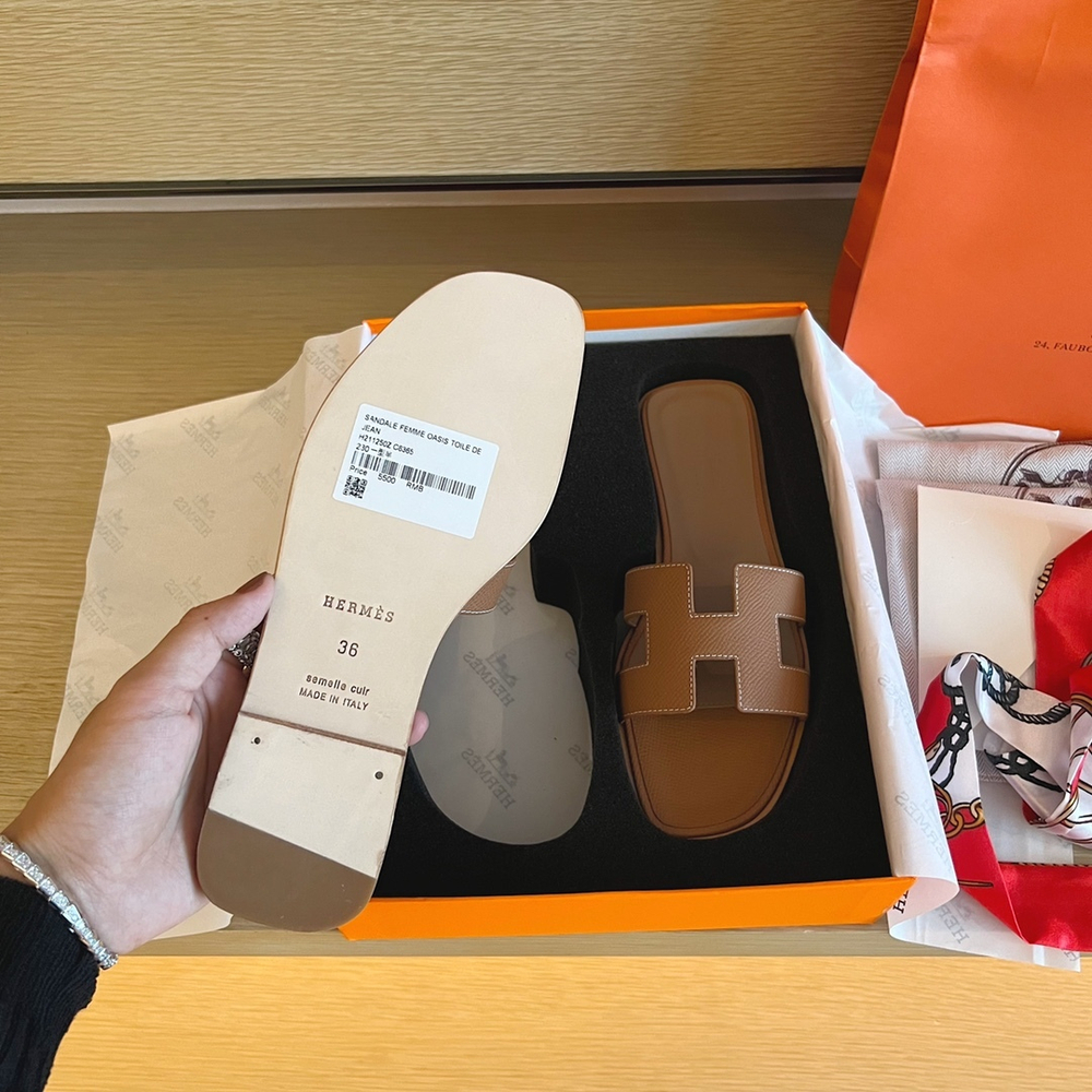 Hermes Oran Sandal