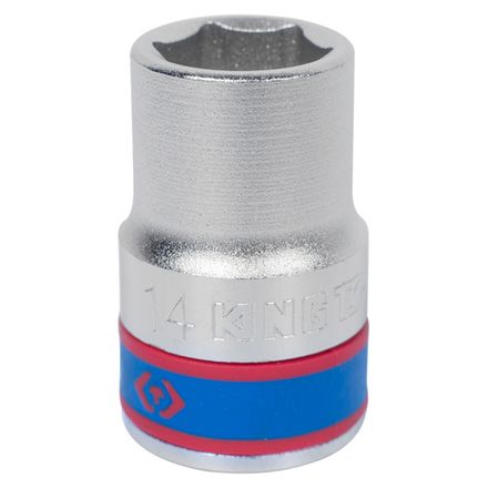 Цена на KING TONY (433514M) Головка торцевая стандартная шестигранная 1/2", 14 мм